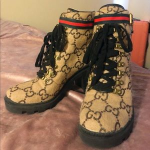 trip gg wool combat boots